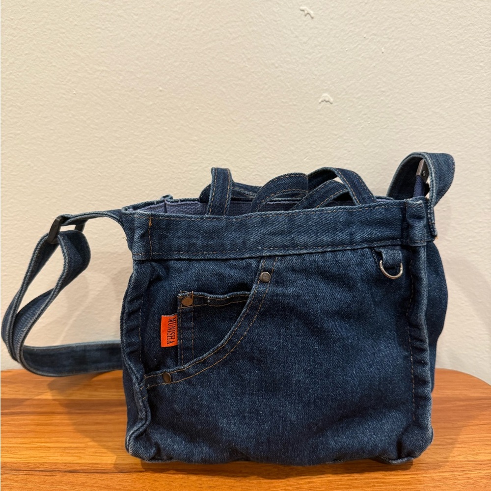 Denim Adjustable Crossbody Bag